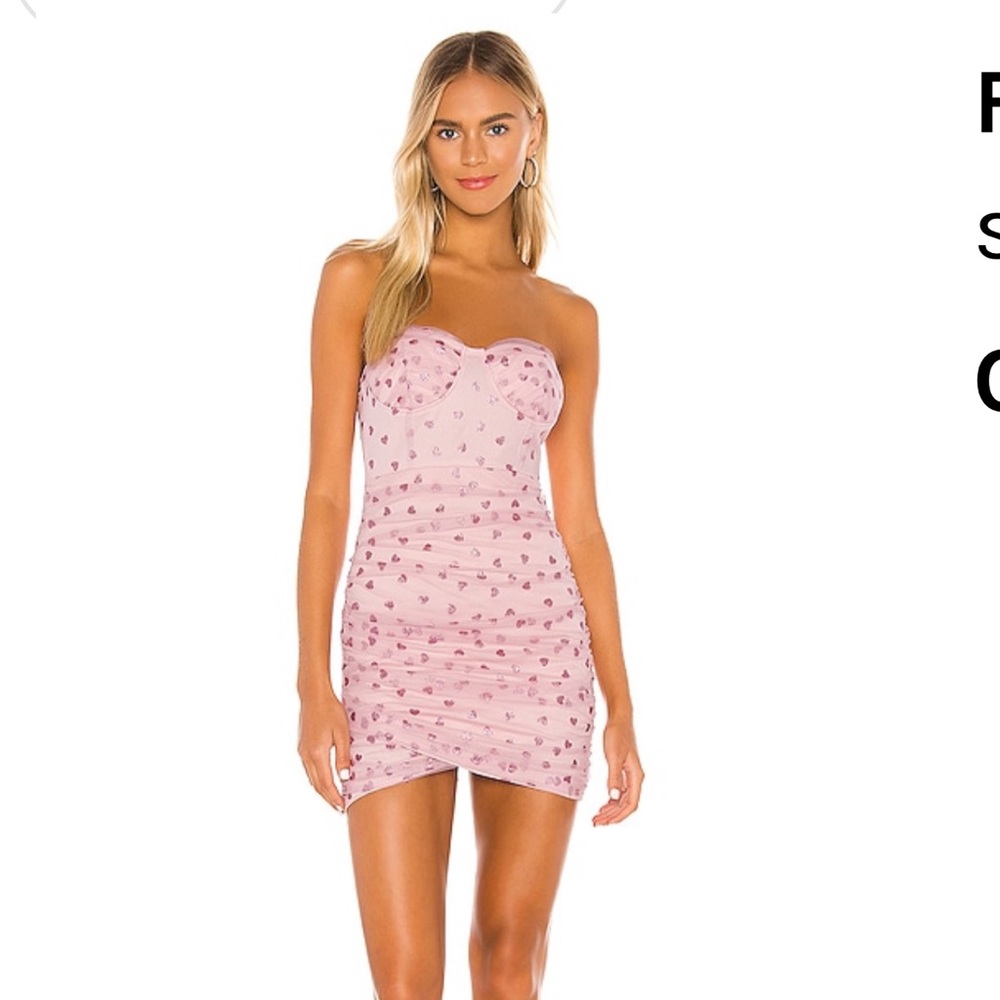 Superdown Fifi Mesh Mini Dress